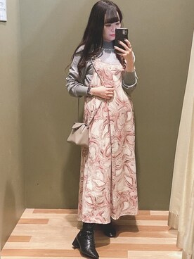 「RAY CASSIN（レイカズン）のアイテム（ワンピース/ドレス）」を使った、ﾕﾂﾞﾂﾞｷさん（レディース・157cm）の秋コーディネート