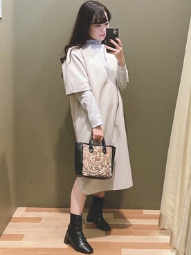 ﾕﾂﾞﾂﾞｷさん（レディース・157cm）の秋コーディネート