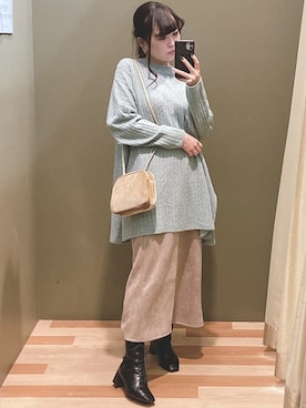 「RAY CASSIN（レイカズン）のアイテム（トップス）」を使った、ﾕﾂﾞﾂﾞｷさん（レディース・157cm）の秋コーディネート