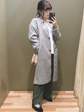 「COACH（コーチ）のアイテム（リング）」を使った、ﾕﾂﾞﾂﾞｷさん（レディース・157cm）の秋コーディネート