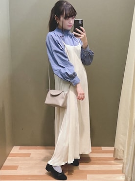 「COACH（コーチ）のアイテム（リング）」を使った、ﾕﾂﾞﾂﾞｷさん（レディース・157cm）の秋コーディネート