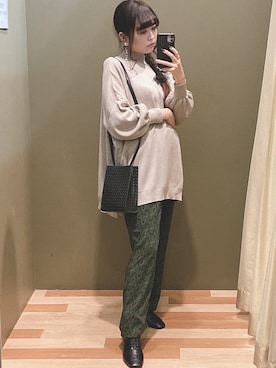 「COACH（コーチ）のアイテム（アクセサリー）」を使った、ﾕﾂﾞﾂﾞｷさん（レディース・157cm）の秋コーディネート