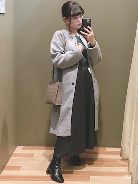 「COACH（コーチ）のアイテム（リング）」を使った、ﾕﾂﾞﾂﾞｷさん（レディース・157cm）の秋コーディネート