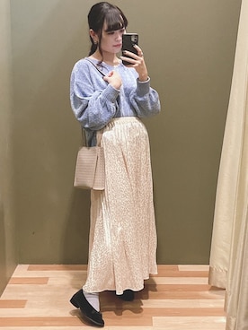 「COACH（コーチ）のアイテム（リング）」を使った、ﾕﾂﾞﾂﾞｷさん（レディース・157cm）の秋コーディネート