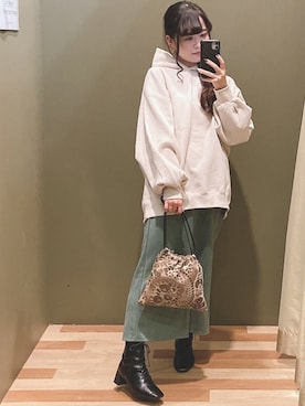 「Sugar spoon（シュガースプーン）のアイテム」を使った、ﾕﾂﾞﾂﾞｷさん（レディース・157cm）の秋コーディネート