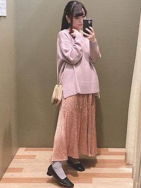 「Sugar spoon（シュガースプーン）のアイテム」を使った、ﾕﾂﾞﾂﾞｷさん（レディース・157cm）の秋コーディネート