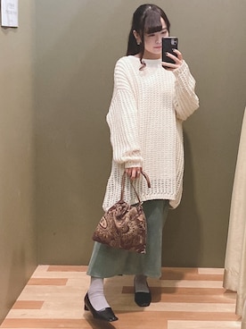 「Sugar spoon（シュガースプーン）のアイテム」を使った、ﾕﾂﾞﾂﾞｷさん（レディース・157cm）の秋コーディネート