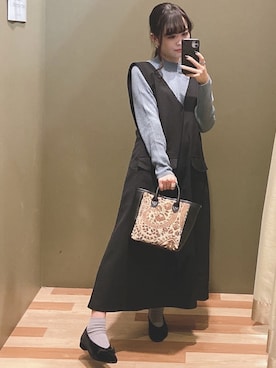 ﾕﾂﾞﾂﾞｷさん（レディース・157cm）の秋コーディネート