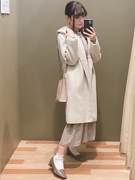 「COACH（コーチ）のアイテム（アクセサリー）」を使った、ﾕﾂﾞﾂﾞｷさん（レディース・157cm）の秋コーディネート