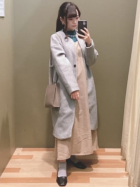 「COACH（コーチ）のアイテム（アクセサリー）」を使った、ﾕﾂﾞﾂﾞｷさん（レディース・157cm）の秋コーディネート