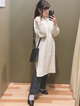 「COACH（コーチ）のアイテム（アクセサリー）」を使った、ﾕﾂﾞﾂﾞｷさん（レディース・157cm）の秋コーディネート