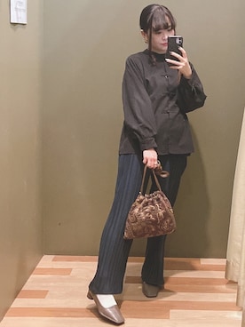 「COACH（コーチ）のアイテム（アクセサリー）」を使った、ﾕﾂﾞﾂﾞｷさん（レディース・157cm）の秋コーディネート