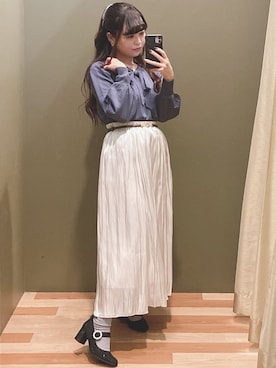 「COACH（コーチ）のアイテム（アクセサリー）」を使った、ﾕﾂﾞﾂﾞｷさん（レディース・157cm）の秋コーディネート