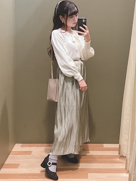 「COACH（コーチ）のアイテム（アクセサリー）」を使った、ﾕﾂﾞﾂﾞｷさん（レディース・157cm）の秋コーディネート