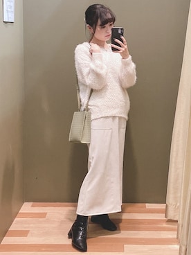 「COACH（コーチ）のアイテム（アクセサリー）」を使った、ﾕﾂﾞﾂﾞｷさん（レディース・157cm）の秋コーディネート