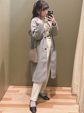 「COACH（コーチ）のアイテム（アクセサリー）」を使った、ﾕﾂﾞﾂﾞｷさん（レディース・157cm）の秋コーディネート