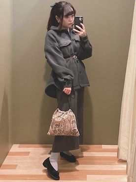 「COACH（コーチ）のアイテム（アクセサリー）」を使った、ﾕﾂﾞﾂﾞｷさん（レディース・157cm）の秋コーディネート