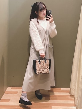 「Furryrate（ファーリーレート）のアイテム」を使った、ﾕﾂﾞﾂﾞｷさん（レディース・157cm）の秋コーディネート