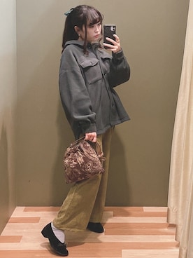 「COACH（コーチ）のアイテム（リング）」を使った、ﾕﾂﾞﾂﾞｷさん（レディース・157cm）の秋コーディネート