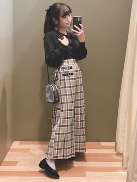 「COACH（コーチ）のアイテム（アクセサリー）」を使った、ﾕﾂﾞﾂﾞｷさん（レディース・157cm）の秋コーディネート