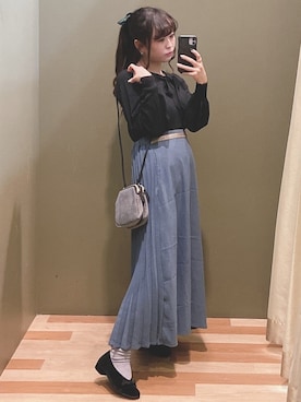 「COACH（コーチ）のアイテム（アクセサリー）」を使った、ﾕﾂﾞﾂﾞｷさん（レディース・157cm）の秋コーディネート