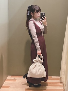 ﾕﾂﾞﾂﾞｷさん（レディース・157cm）の秋コーディネート