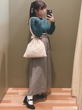 ﾕﾂﾞﾂﾞｷさん（レディース・157cm）の秋コーディネート