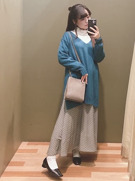 「COACH（コーチ）のアイテム（アクセサリー）」を使った、ﾕﾂﾞﾂﾞｷさん（レディース・157cm）の秋コーディネート