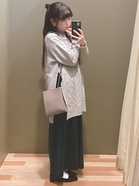 「COACH（コーチ）のアイテム（アクセサリー）」を使った、ﾕﾂﾞﾂﾞｷさん（レディース・157cm）の秋コーディネート