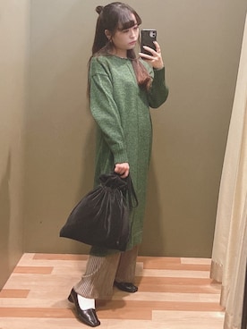 「COACH（コーチ）のアイテム（アクセサリー）」を使った、ﾕﾂﾞﾂﾞｷさん（レディース・157cm）の秋コーディネート