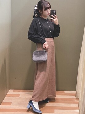 「COACH（コーチ）のアイテム（リング）」を使った、ﾕﾂﾞﾂﾞｷさん（レディース・157cm）の秋コーディネート