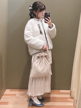 「Sugar spoon（シュガースプーン）のアイテム（ニット/セーター）」を使った、ﾕﾂﾞﾂﾞｷさん（レディース・157cm）の秋コーディネート
