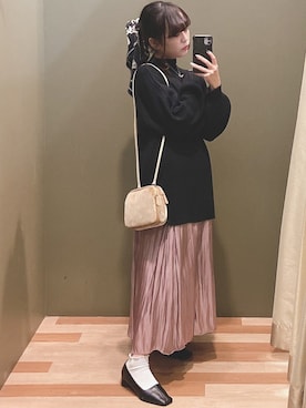 「COACH（コーチ）のアイテム（リング）」を使った、ﾕﾂﾞﾂﾞｷさん（レディース・157cm）の秋コーディネート