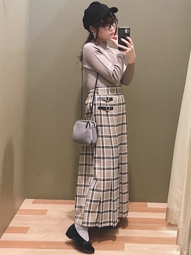 「COACH（コーチ）のアイテム（アクセサリー）」を使った、ﾕﾂﾞﾂﾞｷさん（レディース・157cm）の秋コーディネート