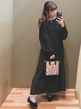 「COACH（コーチ）のアイテム（リング）」を使った、ﾕﾂﾞﾂﾞｷさん（レディース・157cm）の秋コーディネート