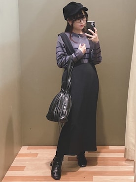 「COACH（コーチ）のアイテム（アクセサリー）」を使った、ﾕﾂﾞﾂﾞｷさん（レディース・157cm）の秋コーディネート