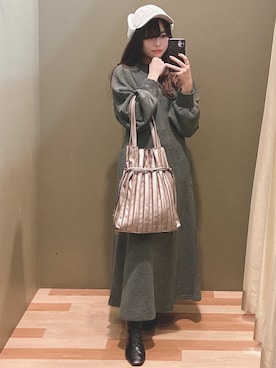 「COACH（コーチ）のアイテム（アクセサリー）」を使った、ﾕﾂﾞﾂﾞｷさん（レディース・157cm）の秋コーディネート