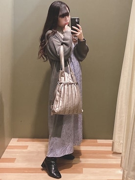 ユヅヅキさん(レディース・157cm)の秋コーディネート