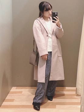 「COACH（コーチ）のアイテム（リング）」を使った、ﾕﾂﾞﾂﾞｷさん（レディース・157cm）の秋コーディネート