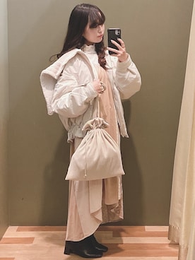 「COACH（コーチ）のアイテム（リング）」を使った、ﾕﾂﾞﾂﾞｷさん（レディース・157cm）の秋コーディネート