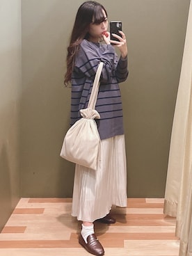 「COACH（コーチ）のアイテム（リング）」を使った、ﾕﾂﾞﾂﾞｷさん（レディース・157cm）の秋コーディネート