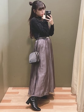 「COACH（コーチ）のアイテム（アクセサリー）」を使った、ﾕﾂﾞﾂﾞｷさん（レディース・157cm）の秋コーディネート