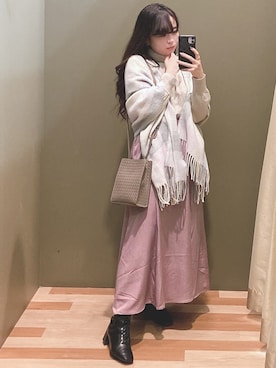 「COACH（コーチ）のアイテム（アクセサリー）」を使った、ﾕﾂﾞﾂﾞｷさん（レディース・157cm）の秋コーディネート