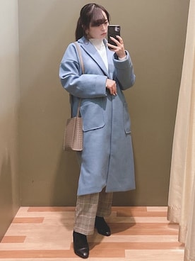「Sugar spoon（シュガースプーン）のアイテム（ニット/セーター）」を使った、ﾕﾂﾞﾂﾞｷさん（レディース・157cm）の秋コーディネート