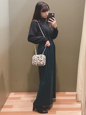 「COACH（コーチ）のアイテム（アクセサリー）」を使った、ﾕﾂﾞﾂﾞｷさん（レディース・157cm）の冬コーディネート