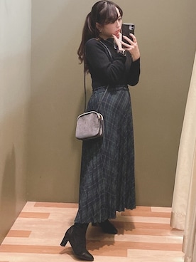 ﾕﾂﾞﾂﾞｷさん（レディース・157cm）の冬コーディネート