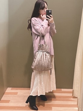 「Sugar spoon（シュガースプーン）のアイテム」を使った、ﾕﾂﾞﾂﾞｷさん（レディース・157cm）の冬コーディネート