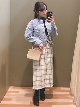 ユヅヅキさん(レディース・157cm)の冬コーディネート