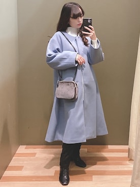 「Sugar spoon（シュガースプーン）のアイテム（ニット/セーター）」を使った、ﾕﾂﾞﾂﾞｷさん（レディース・157cm）の冬コーディネート