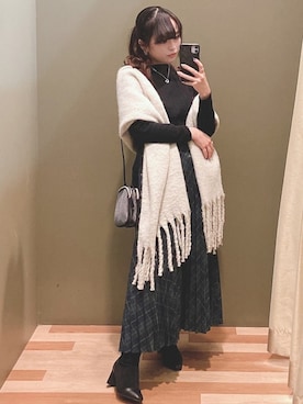 ﾕﾂﾞﾂﾞｷさん（レディース・157cm）の冬コーディネート